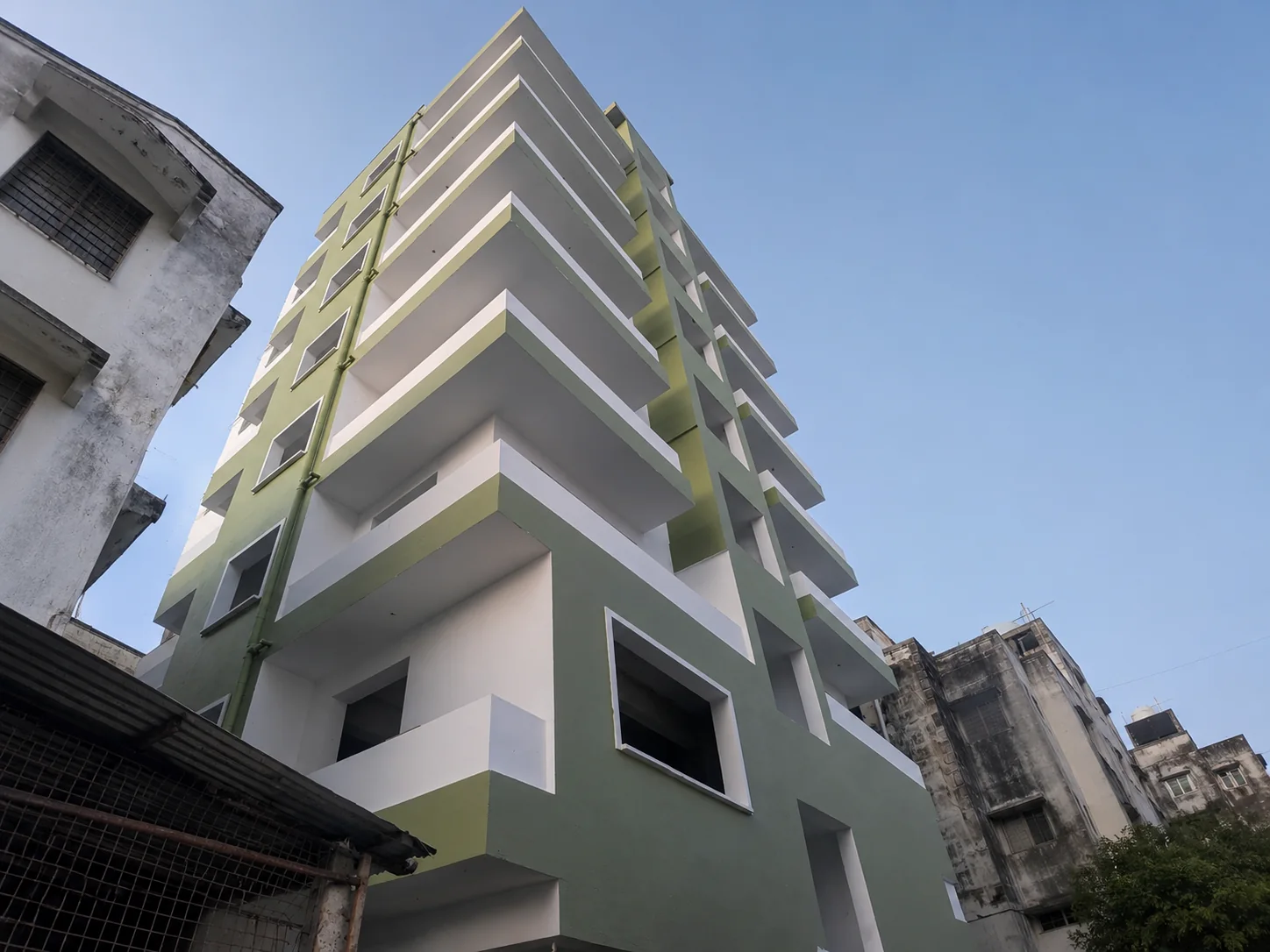 Residential G plus 7 completed building image